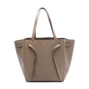 Celine Leather Cabas Phantom Small Tote Bag